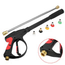✅4000PSI 5 Nozzles High Pressure Washer Spray Gun Extension Wand Lance Cleaner