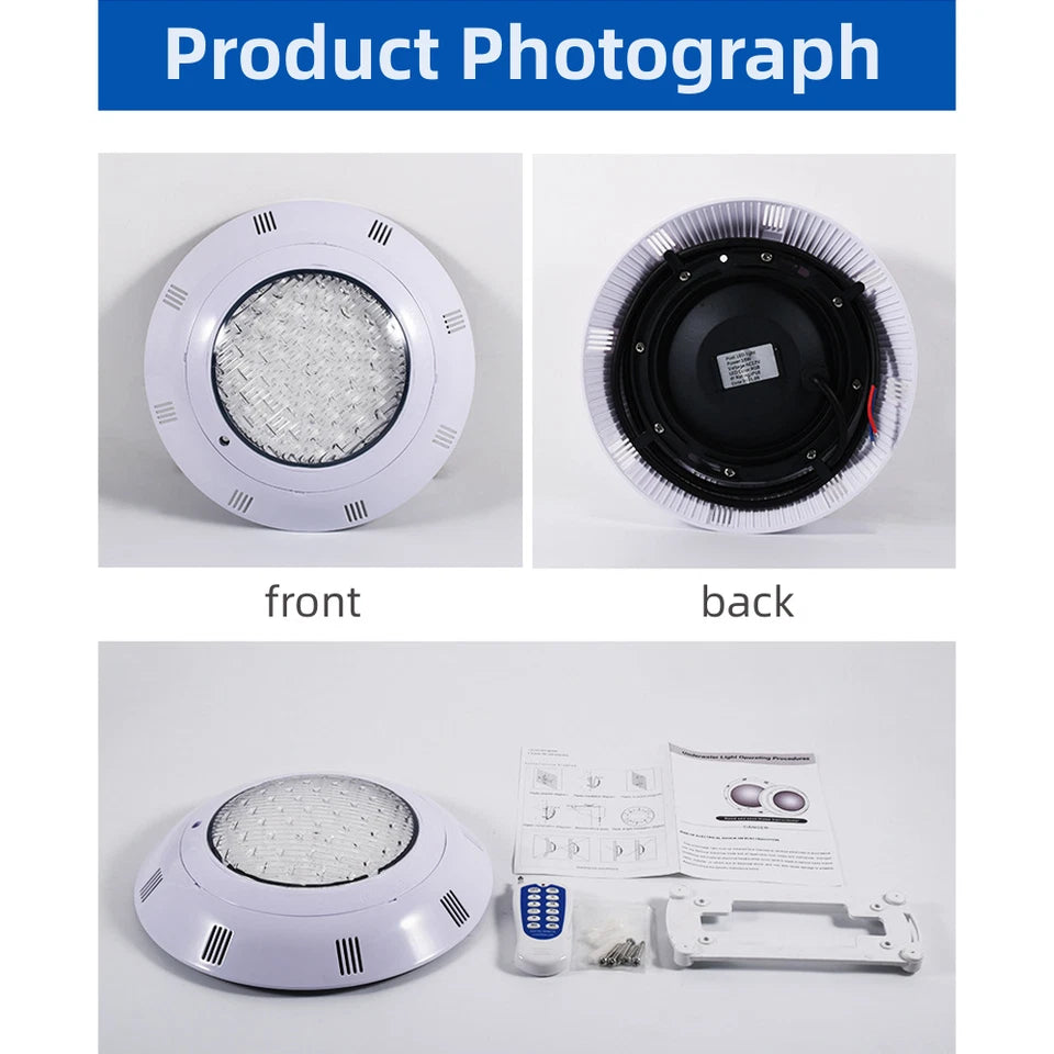 18W LED Swimming Pool Light RGB Model Underwater Spa Lamp Bright Light Remote AU
