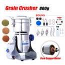 ✅800G Electric Dry Food Grinder Machine Grains Spices Hebals Mill Cereal Grinding