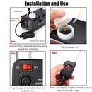 ✅Smoke Machine RGB LED Party Club Disco DJ Effect Wireless Control-500W Fogger