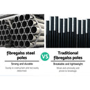 Double Camping Shower Toilet Tent Outdoor Portable Change Room Green