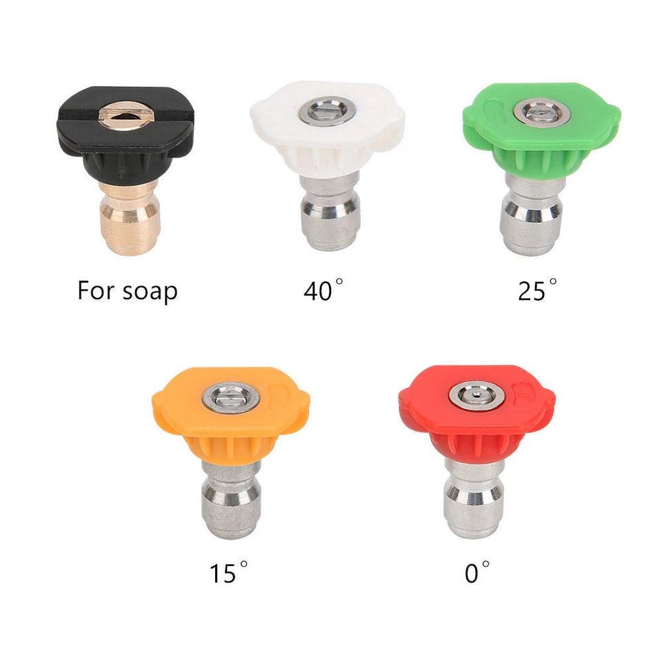 4000PSI 5 Nozzles High Pressure Washer Spray Gun Extension Wand Lance Cleaner