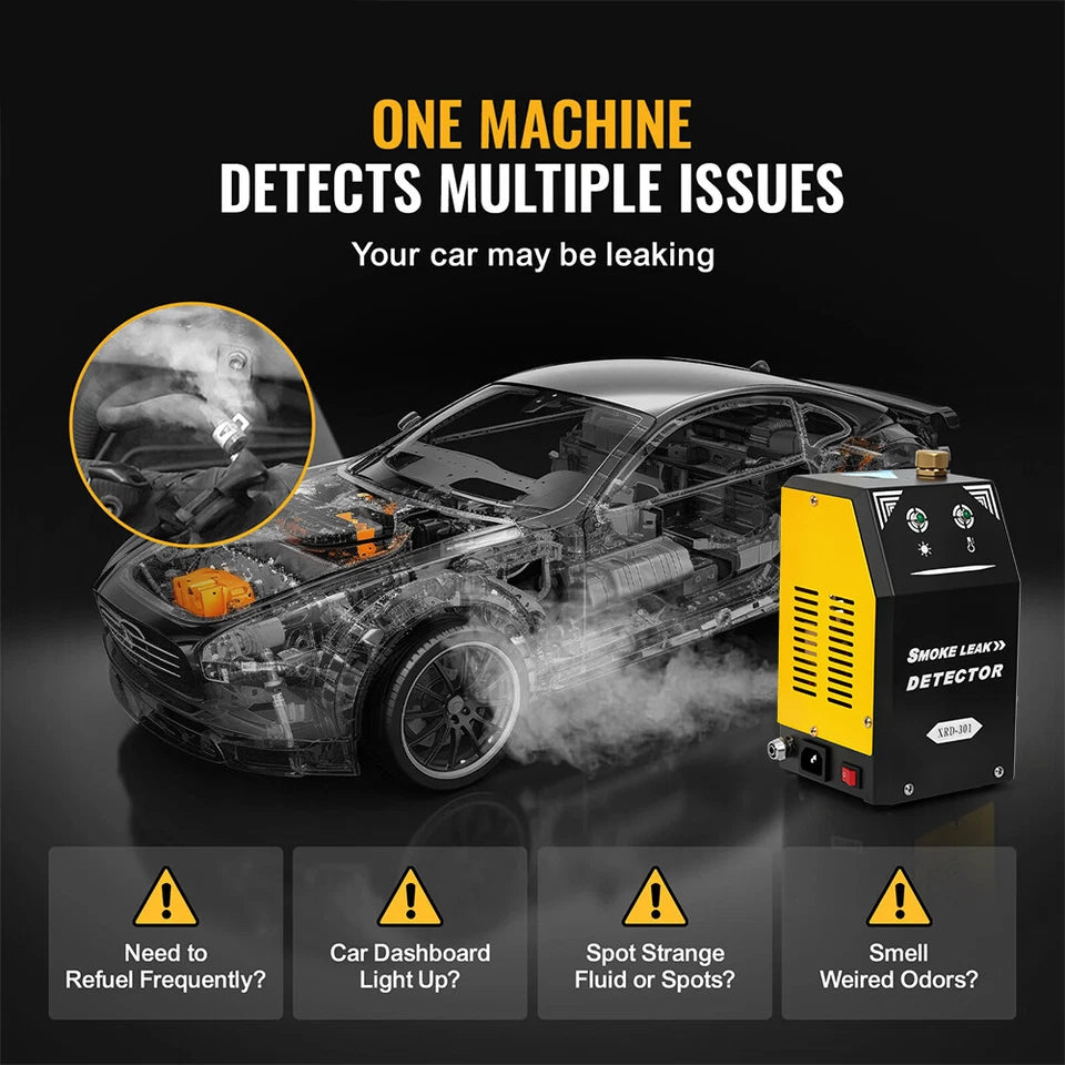 XRD-301 Automotive Smoke Machine Leak Detector EVAP Leak Tester Built-in AirPump