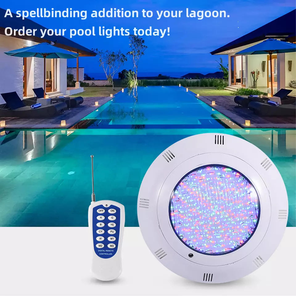 18W LED Swimming Pool Light RGB Model Underwater Spa Lamp Bright Light Remote AU