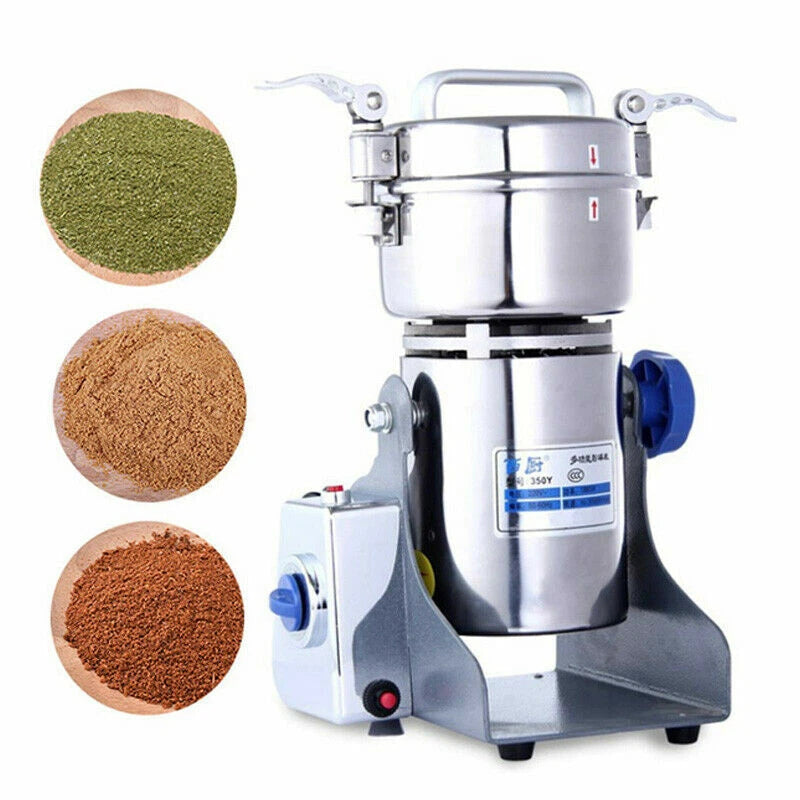 800G Electric Dry Food Grinder Machine Grains Spices Hebals Mill Cereal Grinding