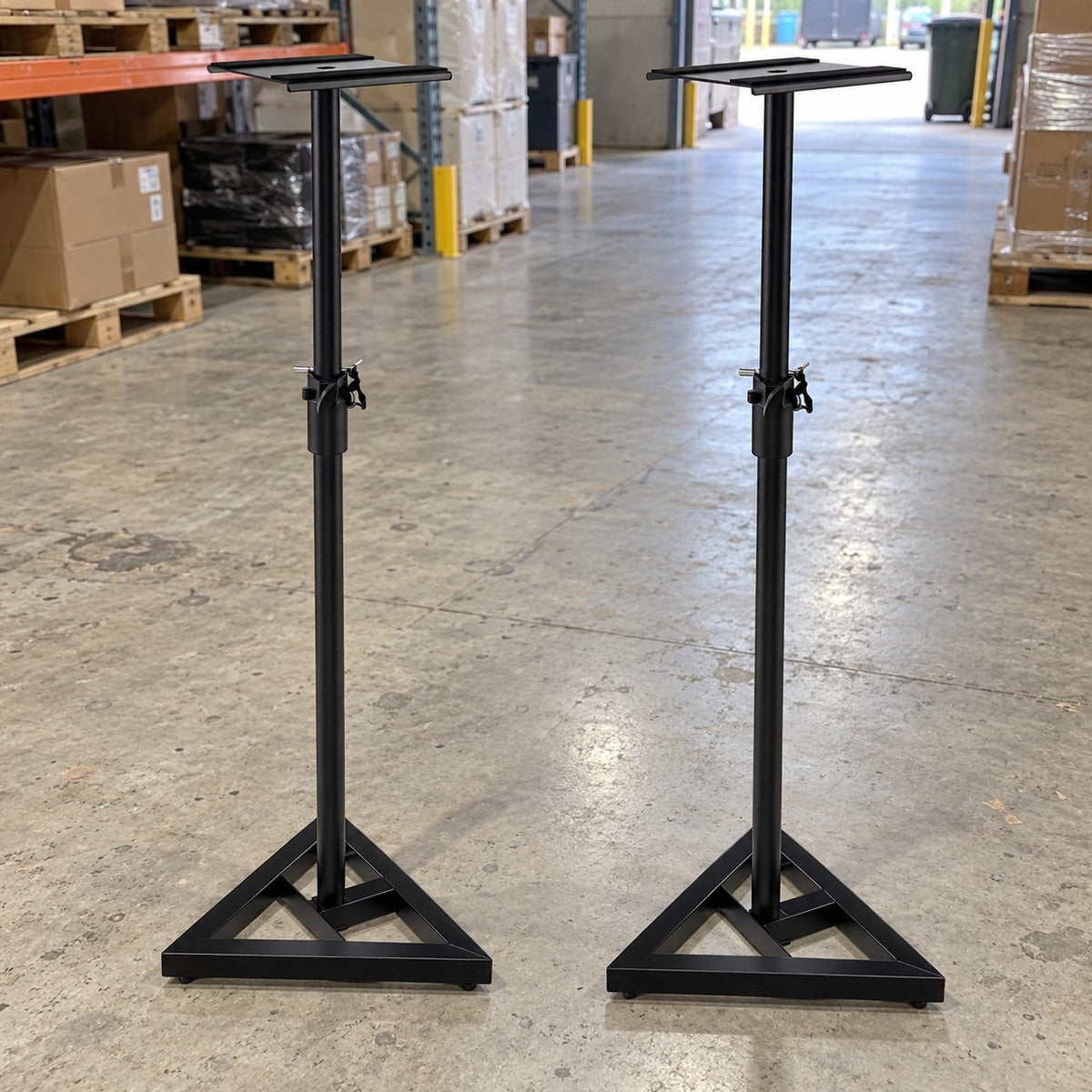 Pair of Adjustable Studio Monitor Speaker Stands - Brand New