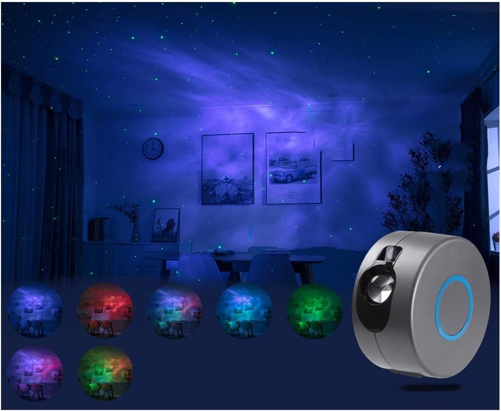 Galaxy Star Projector Night Light with Remote Nebula LED Bedroom - Brand New