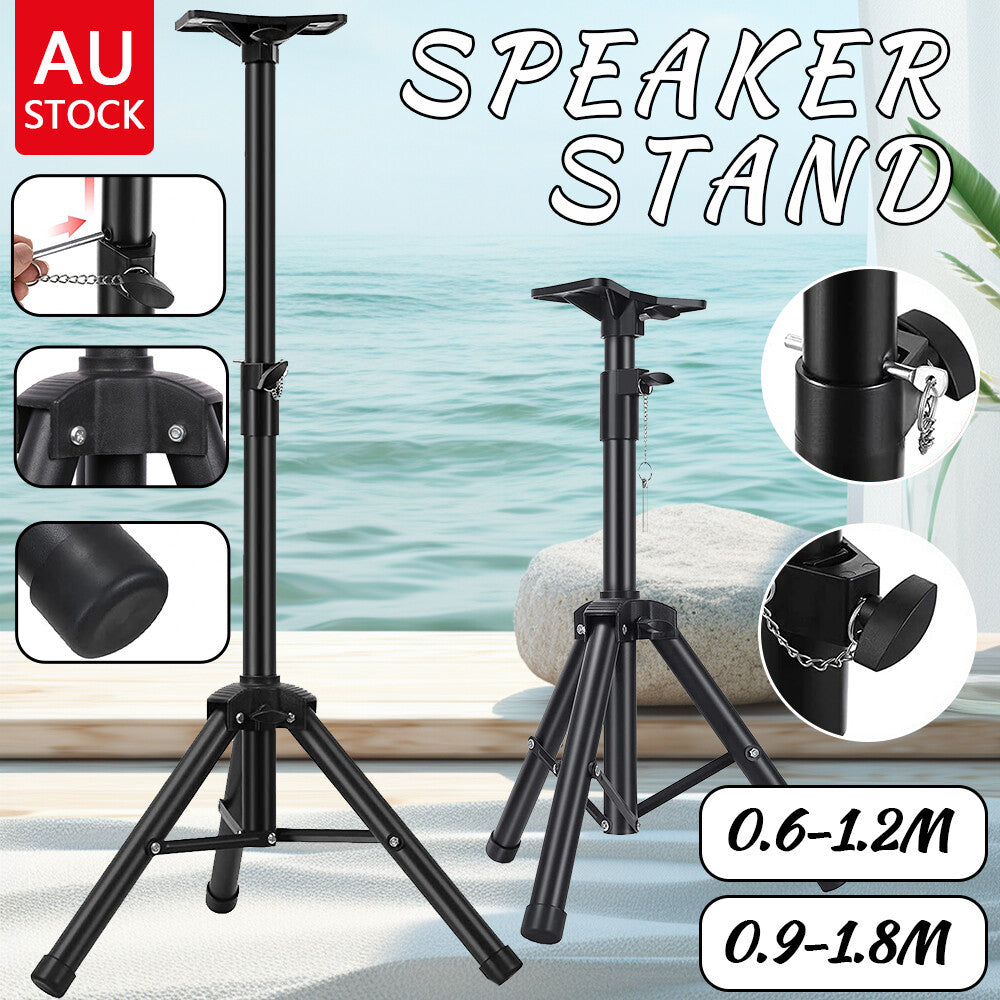 Speaker Tripod Stand Adjustable 0.9m to 1.8m Heavy Duty DJ Monitor - Brand New