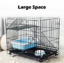 3 Level Pet Rabbit Bird Cage Ferret Parrot Aviary Cat Rat Budgie Hamster Castor