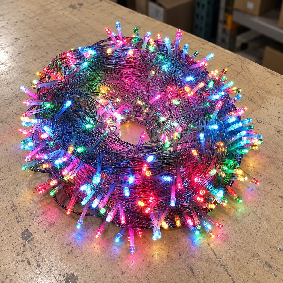 500 LED 100m Multicolour Fairy String Lights Outdoor - Brand New