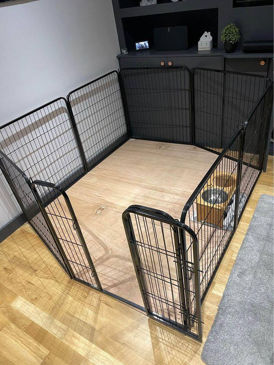 Metal dog pen 80x80cm