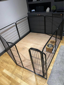 Metal dog pen 80x80cm